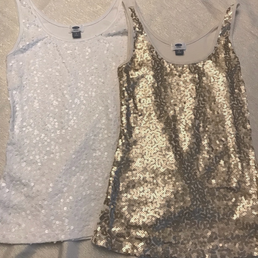 Sequined Tank Tops
